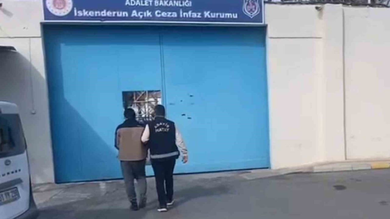 Erzin'de Hapis Cezası ile Aranan Şahıs Yakalandı