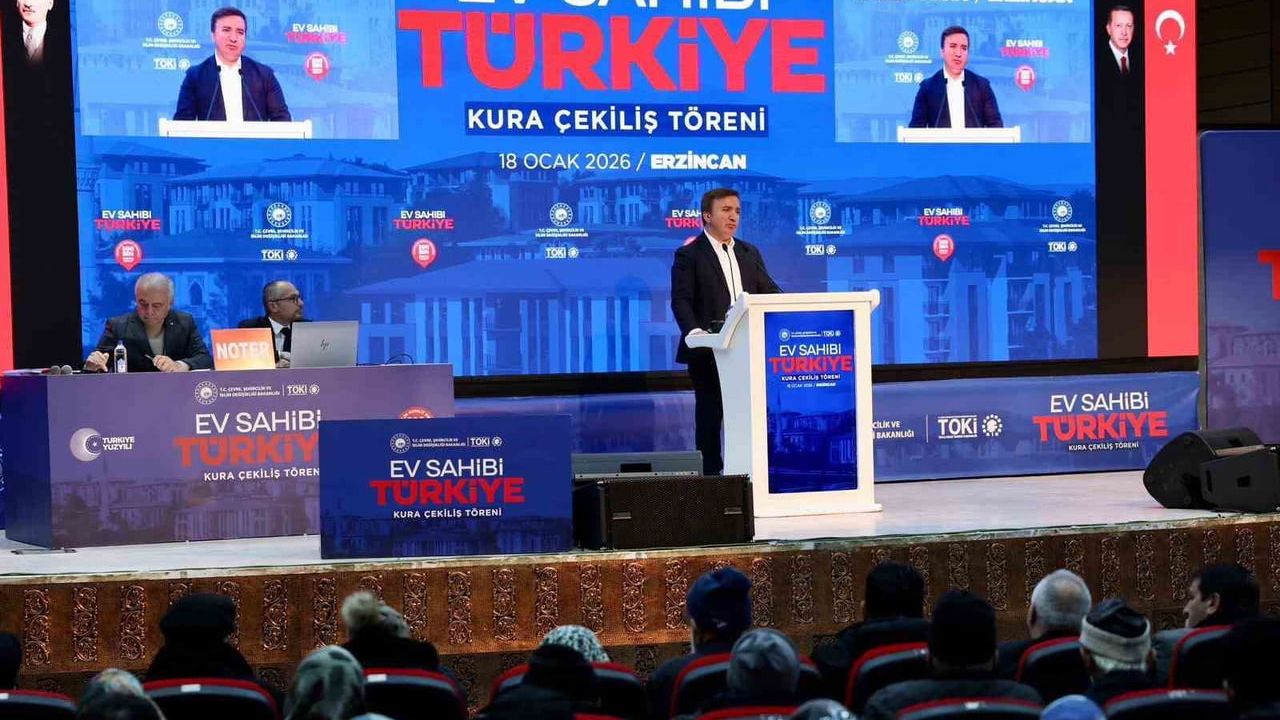 Erzincan'da 1,760 Sosyal Konutun Hak Sahipleri Belirlendi