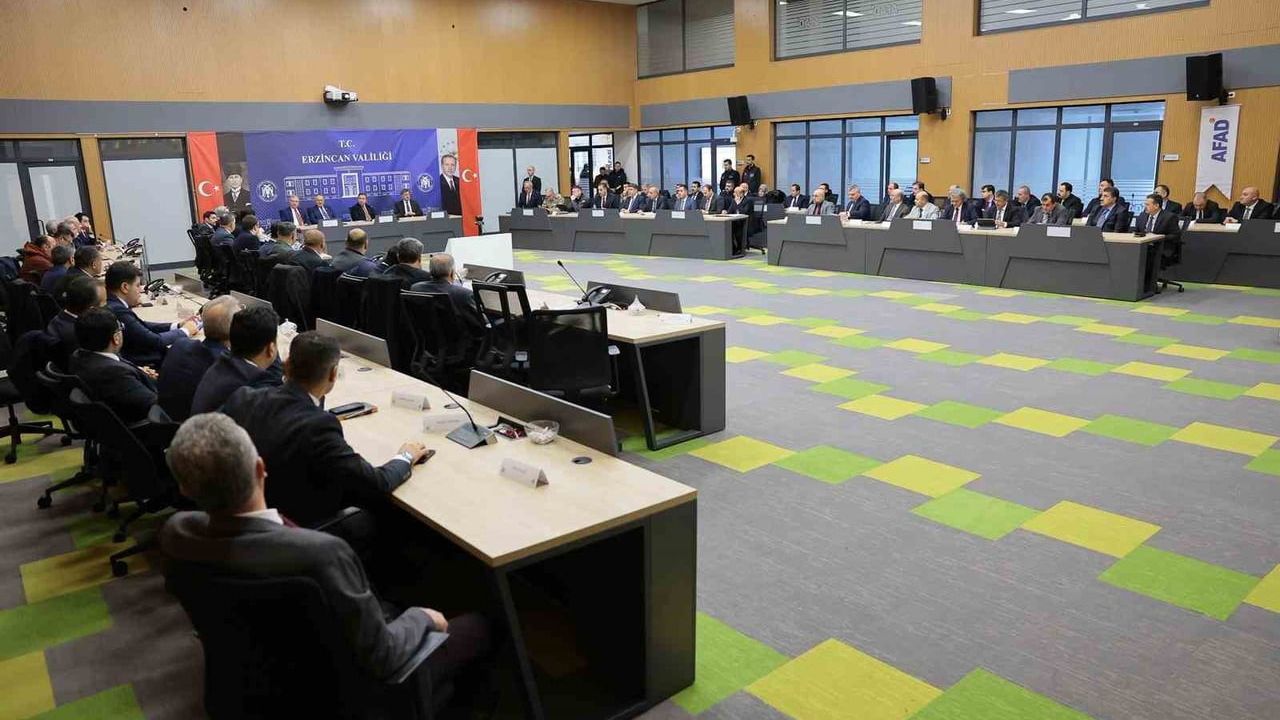 Erzincan'da 2026 Yılı 1. İl Koordinasyon Kurulu Toplantısı Yapıldı