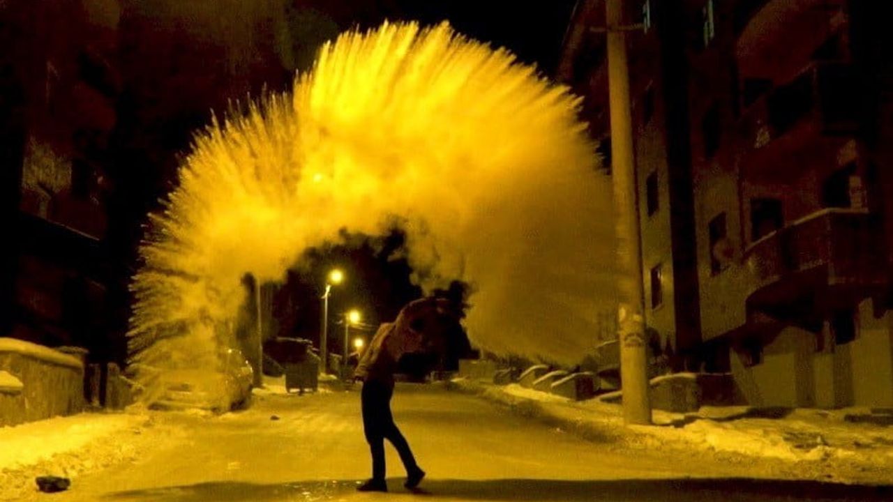 Erzincan'da Soğuk Hava Etkisini Gösterdi