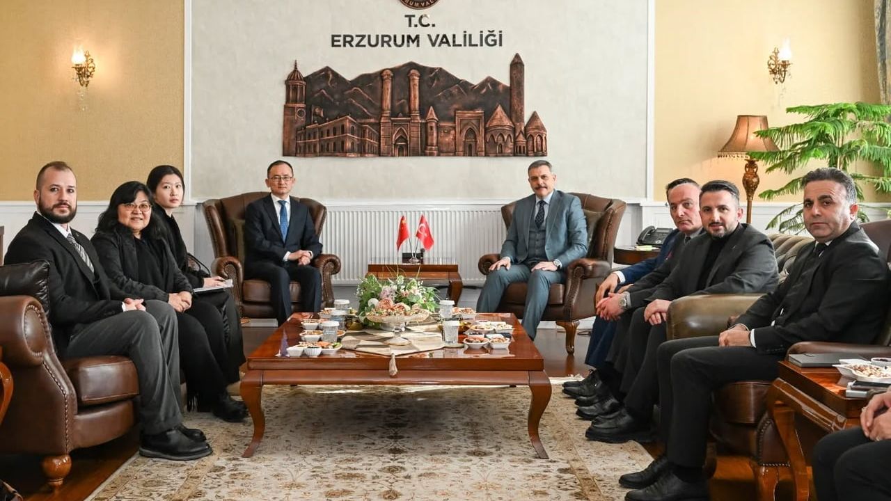 Erzurum, Çin'den Kardeş Şehir İlişkilerinde Yeni Bir Adım Atıyor