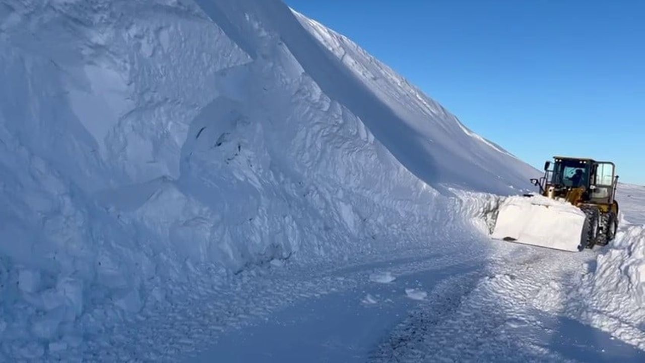 Erzurum'da Karla Mücadele Seferberliği