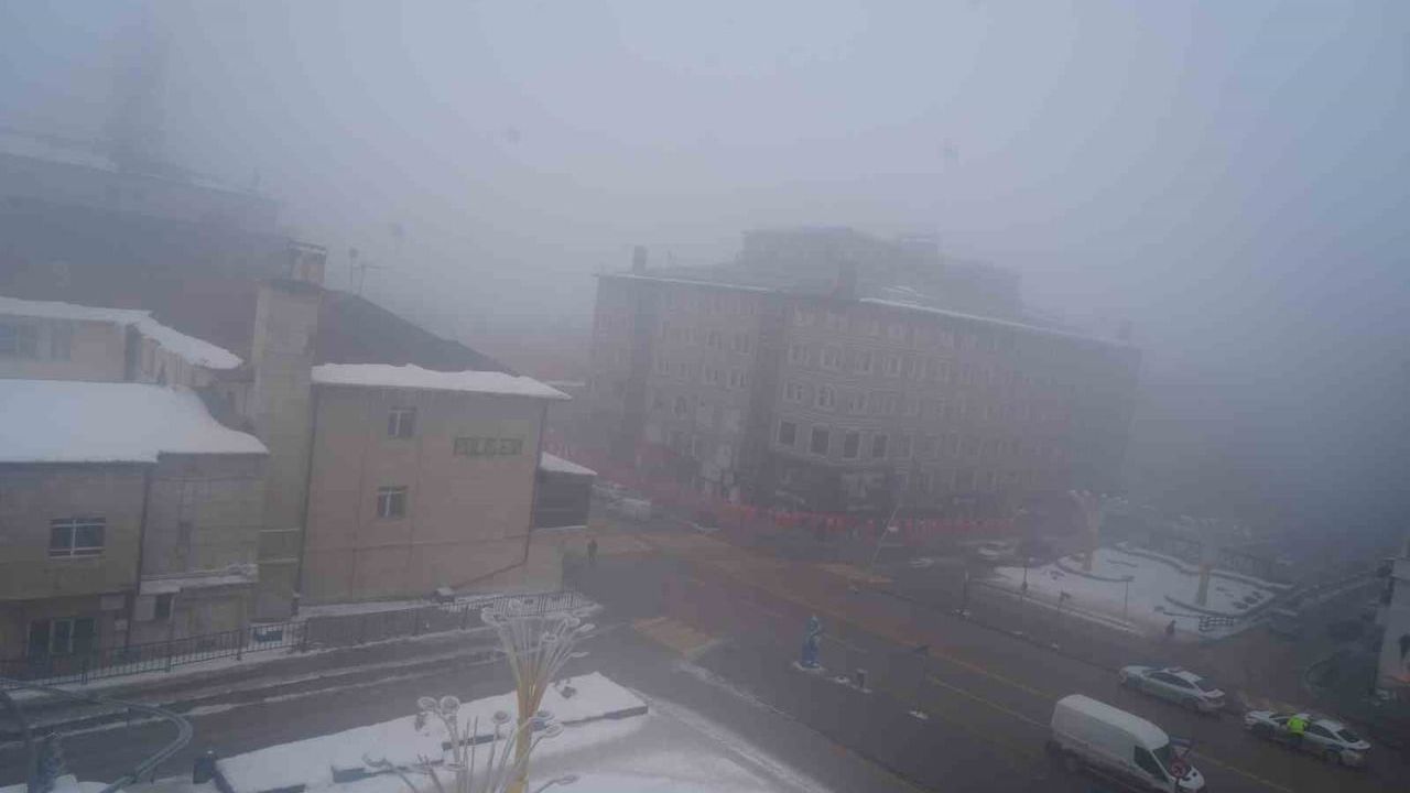 Erzurum'da Sis Nedeniyle Ulaşımda Aksamalar