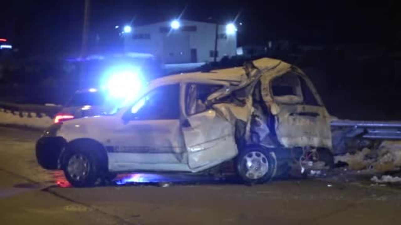 Erzurum'da Trafik Kazası: İki Yaralı