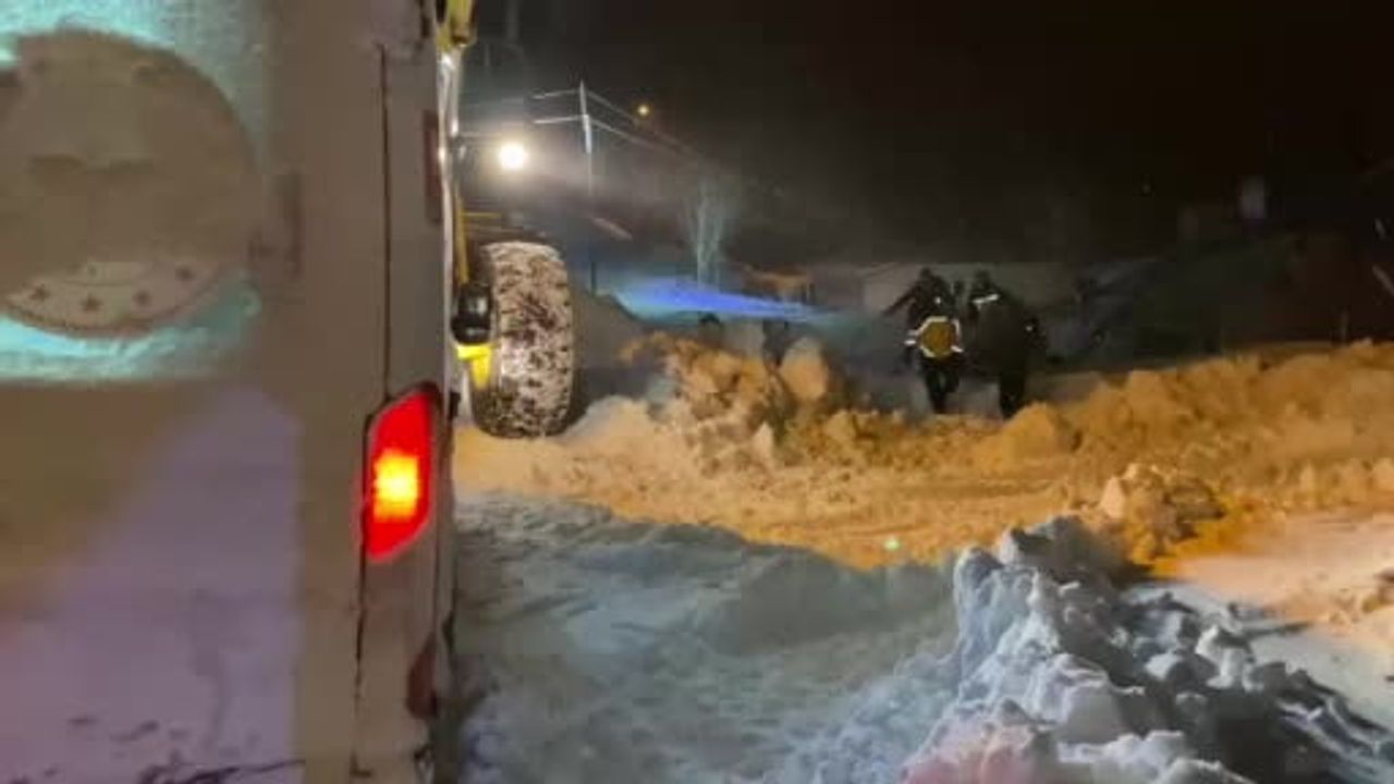 Erzurum'da Yaşlı Hastaya Acil Müdahale