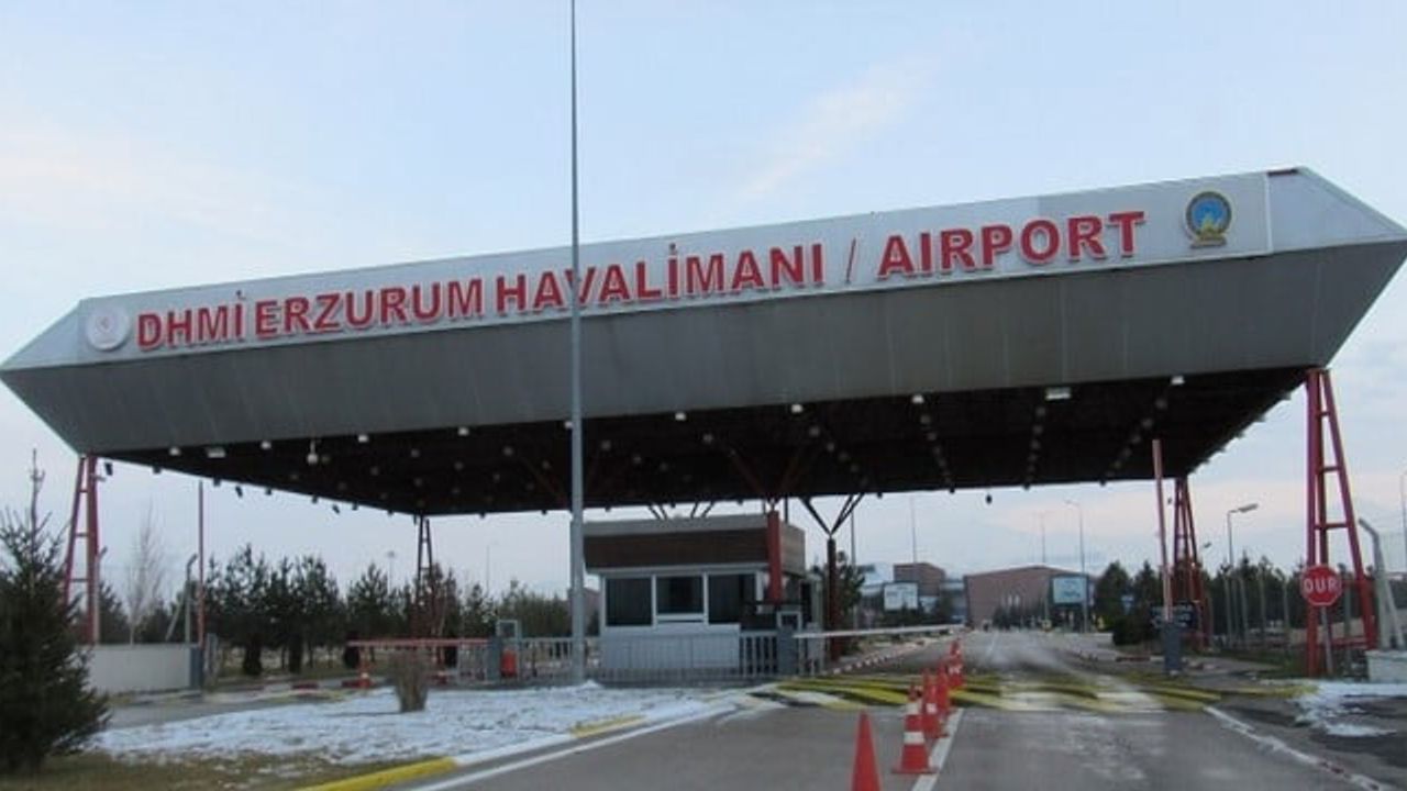 Erzurum Havalimanı'nda 1,1 Milyon Yolcu Hizmet Aldı