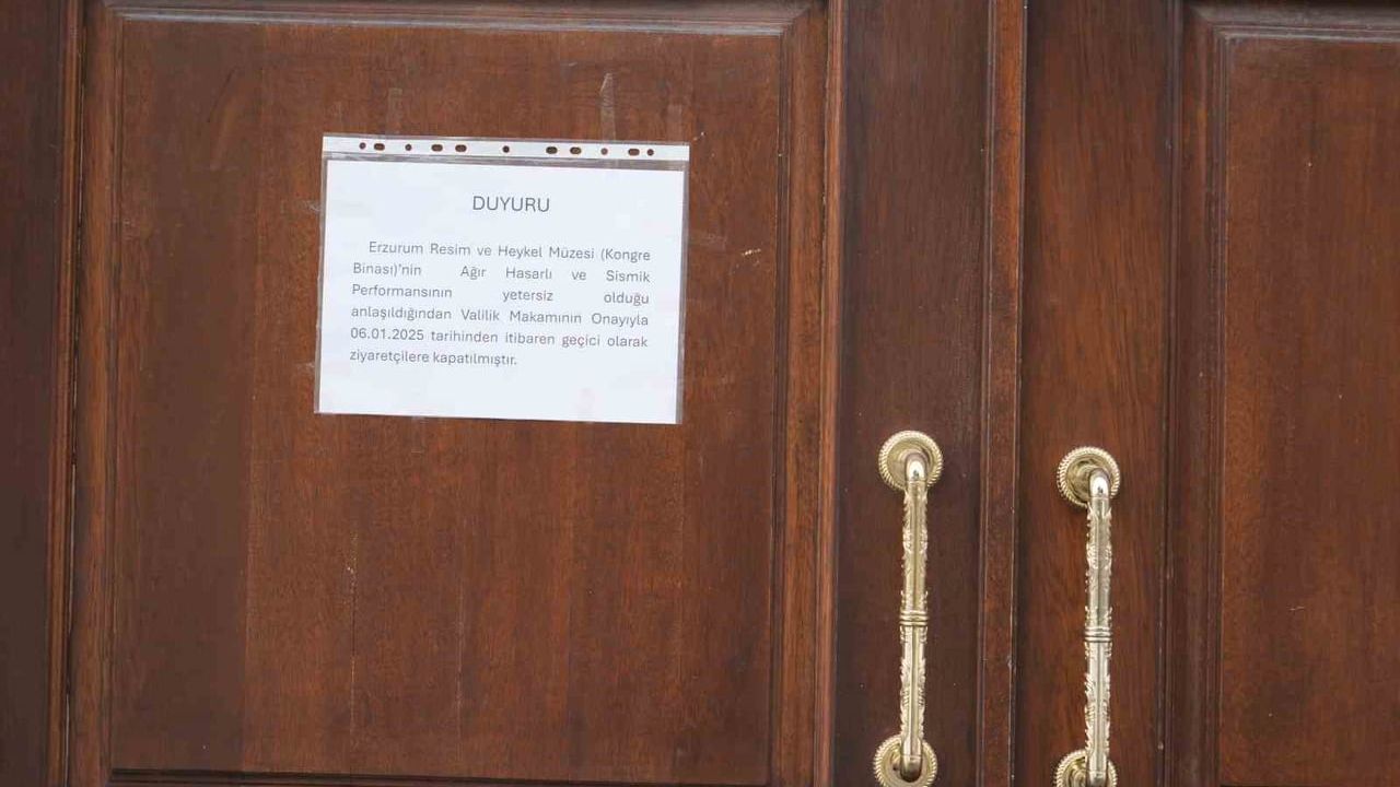 Erzurum Kongresi Binası İçin Acil Önlemler Alınıyor