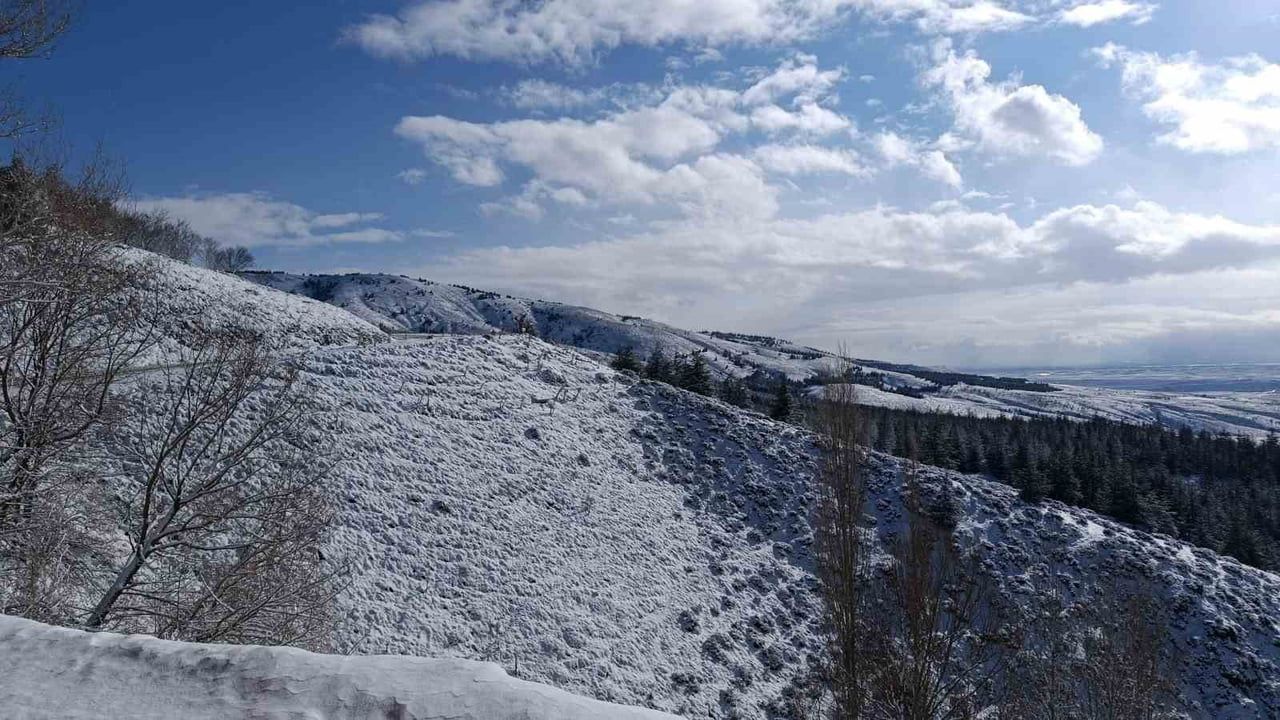 Eskişehir'de Kartpostallık Kar Manzaraları