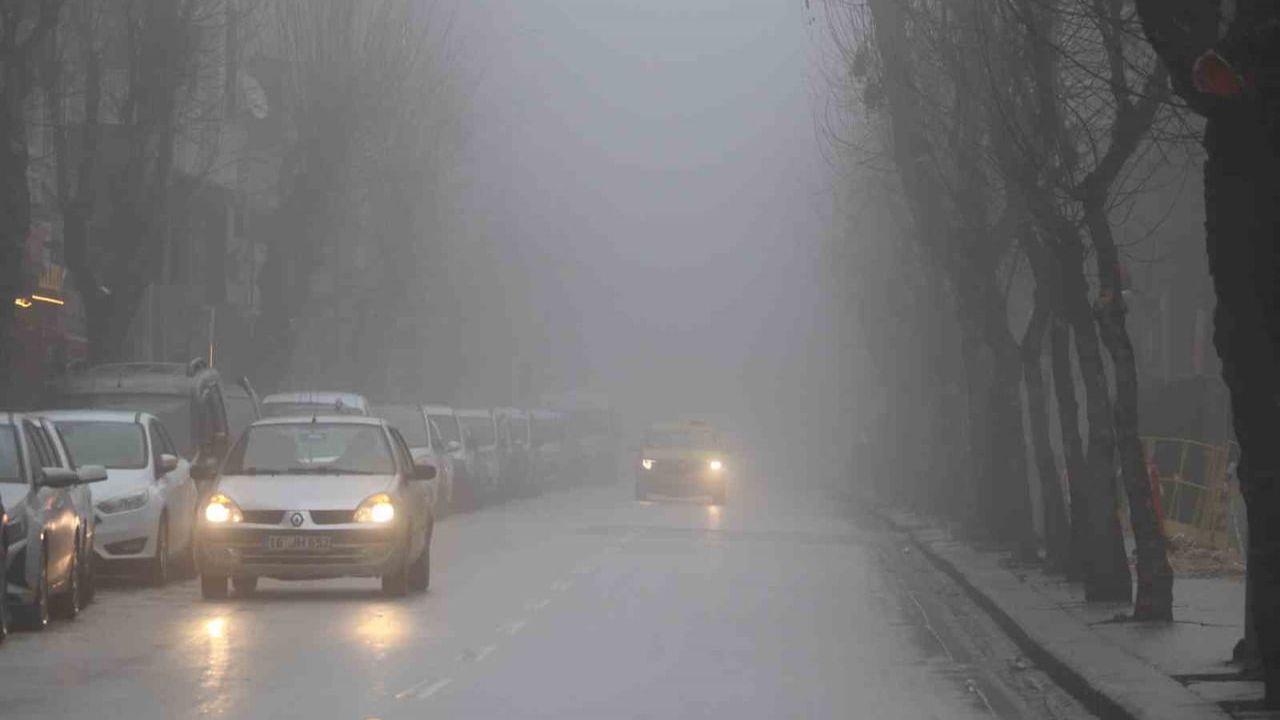 Eskişehir'de Yoğun Sis Görüntüleri
