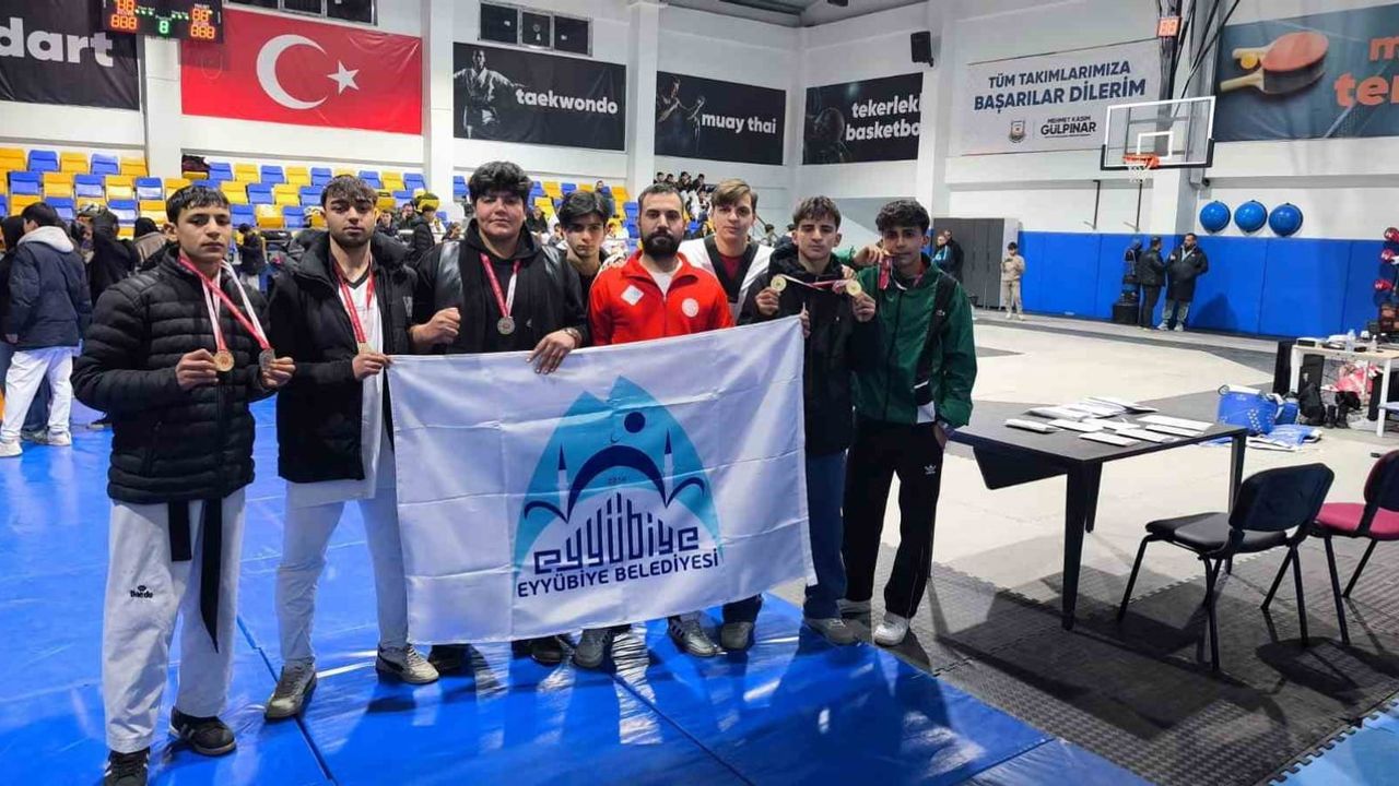 Eyyübiye Belediyesi Sporcuları 9 Madalya ile Alanya'ya Gidiyor