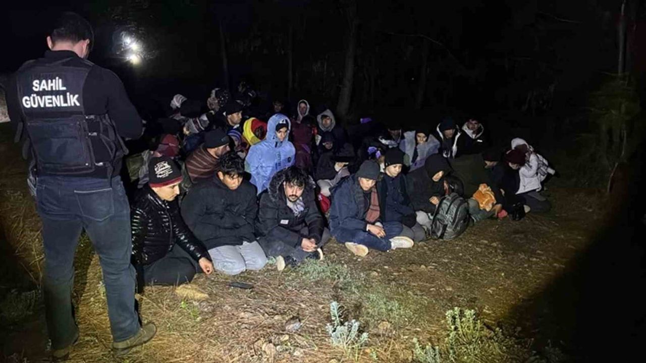 Fethiye'de 58 Düzensiz Göçmen Yakalandı