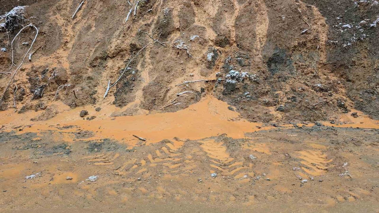 Fındıklıaksu Köyünde Heyelan Tehlikesi