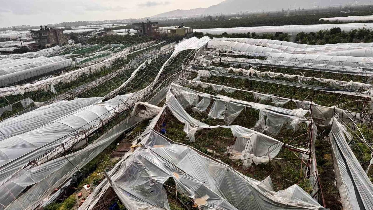 Finike'de Hortum Felaketi: Hasar Gün Ağarınca Ortaya Çıktı