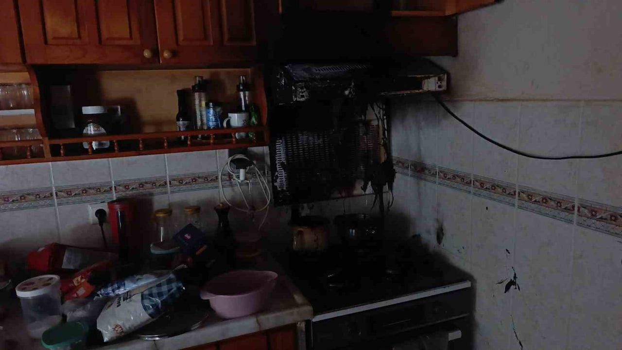 Fritöz Yangını İtfaiyeyi Harekete Geçirdi