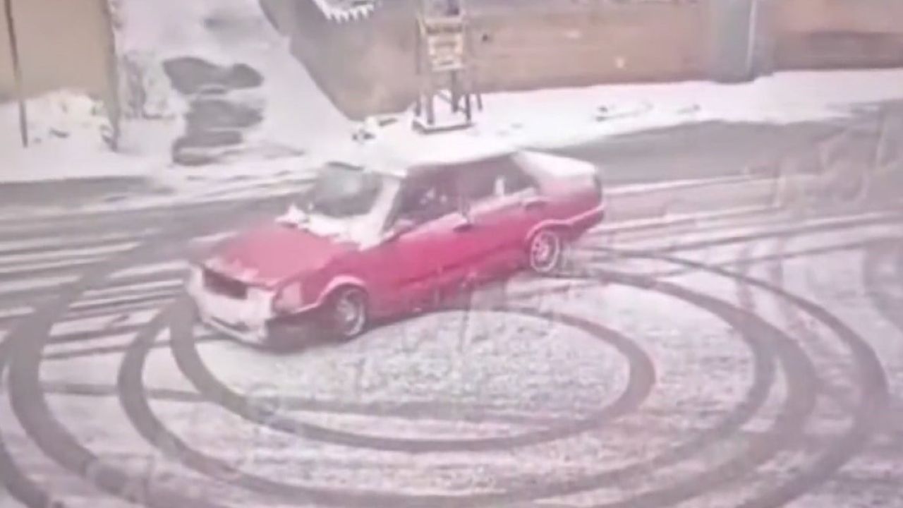 Gaziantep’te Drift Yapan Sürücü ve Araç Sahibine Ceza