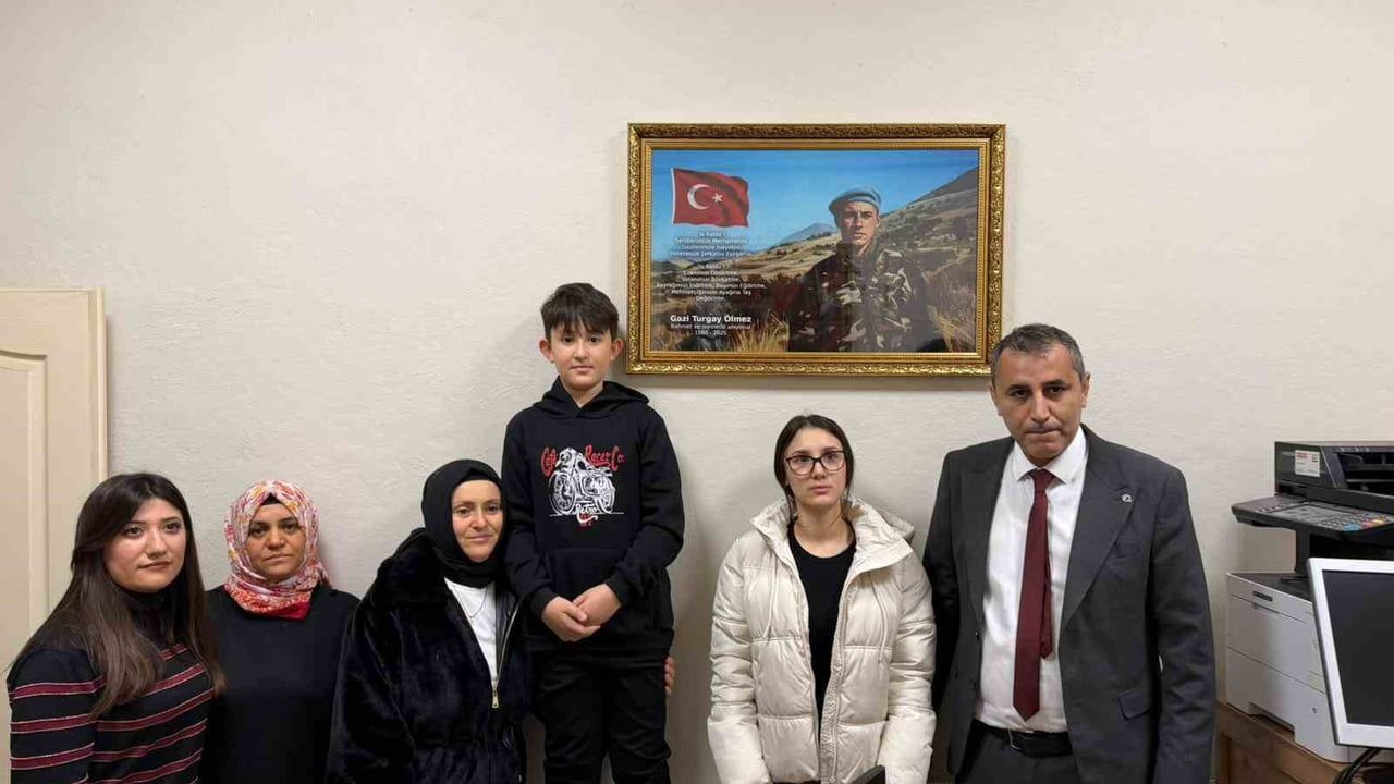 Gazinin Hatırası Adliye Duvarında Yaşatılıyor