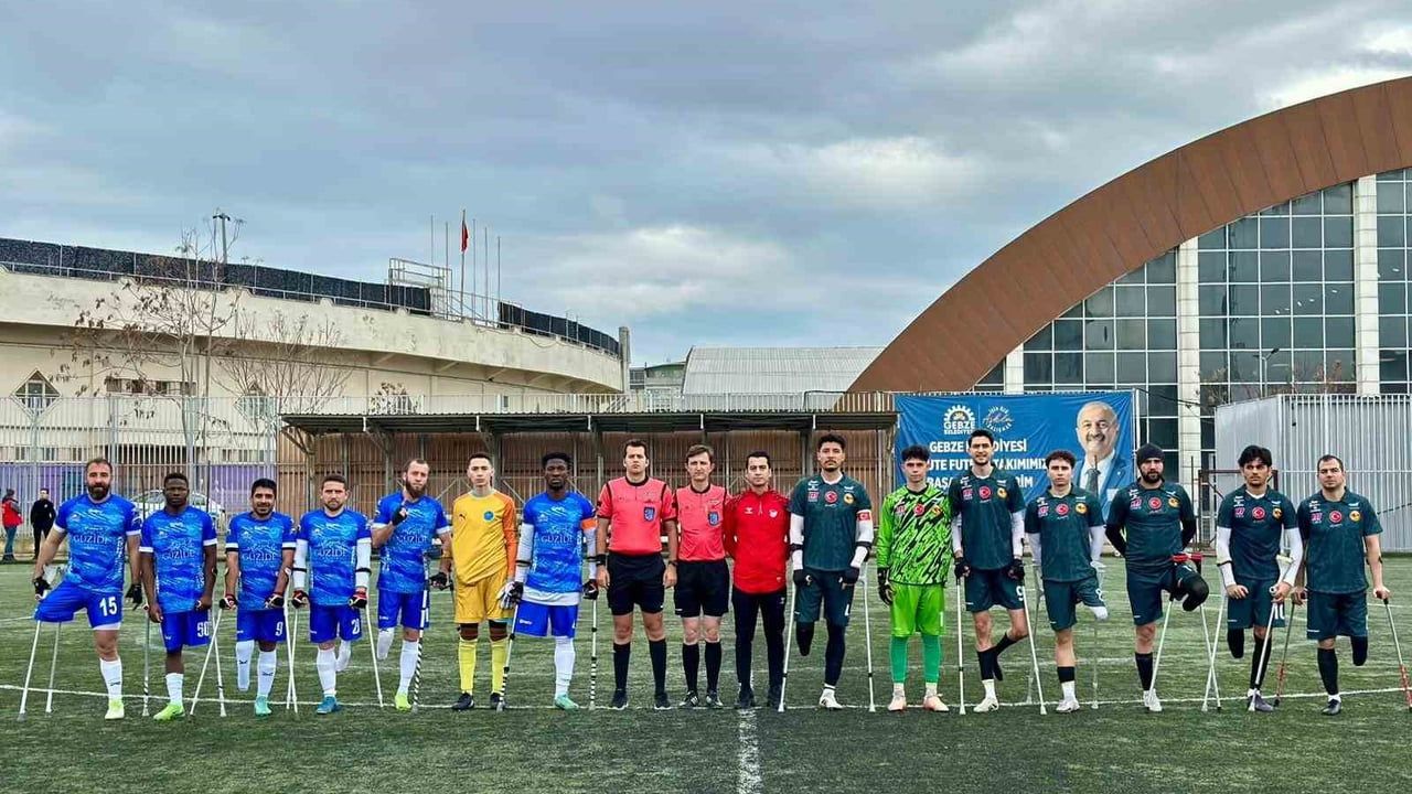 Gebze Belediyesi Ampute Futbol Takımı Zafere Ulaşarak 4. Sıraya Yerleşti