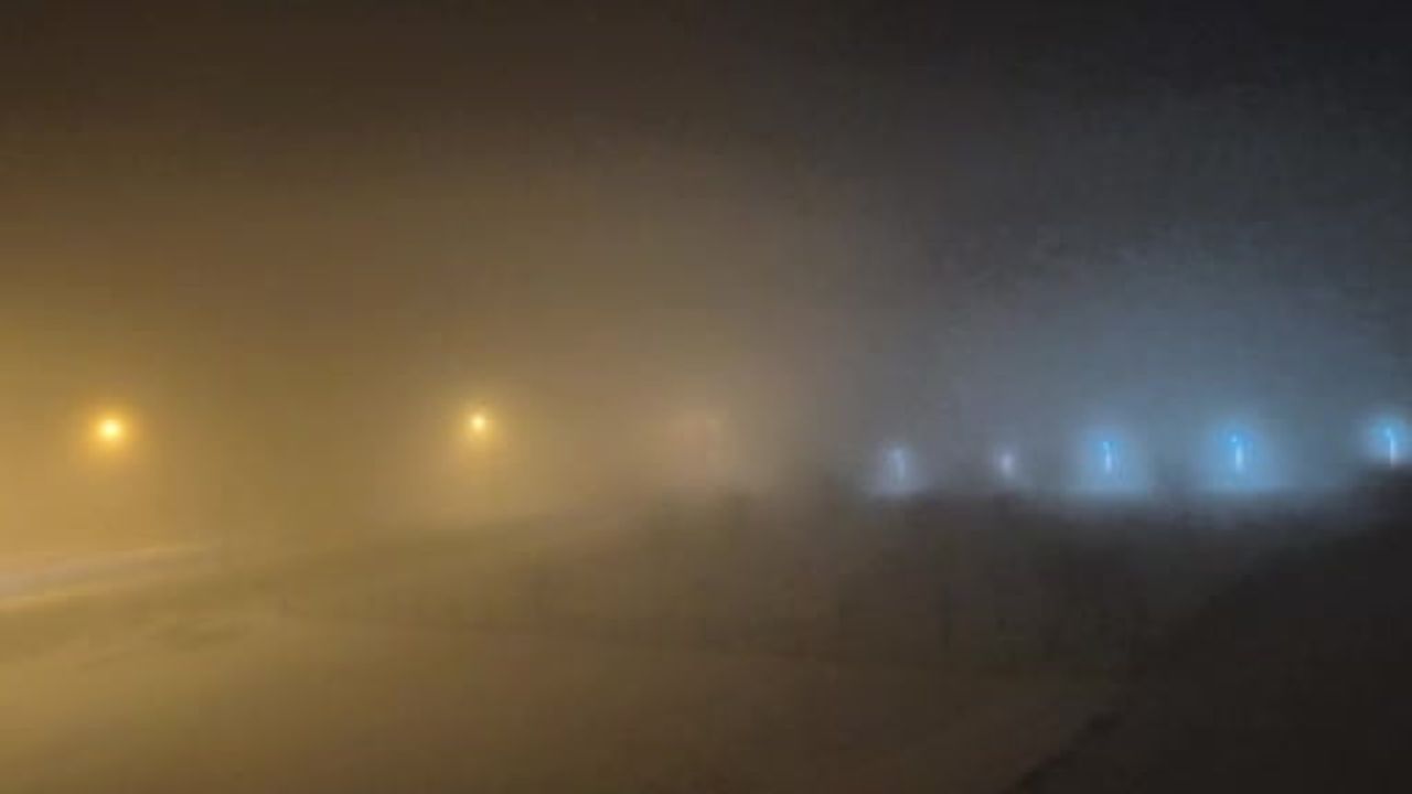 Gercüş'te Yoğun Sis Ulaşımı Zorlaştırıyor