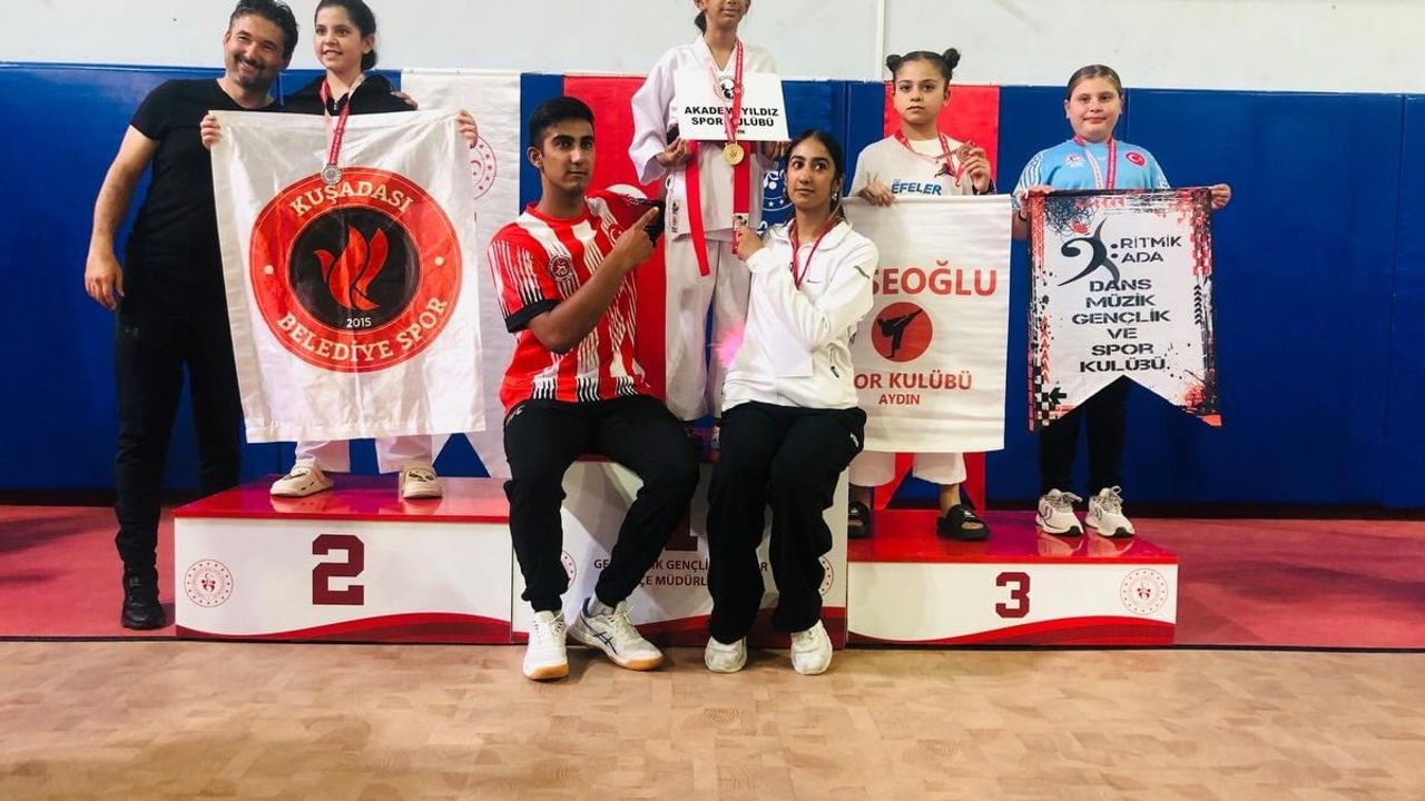 Germencik’te Minik Karateciler Şampiyonluk İçin Mücadele Etti