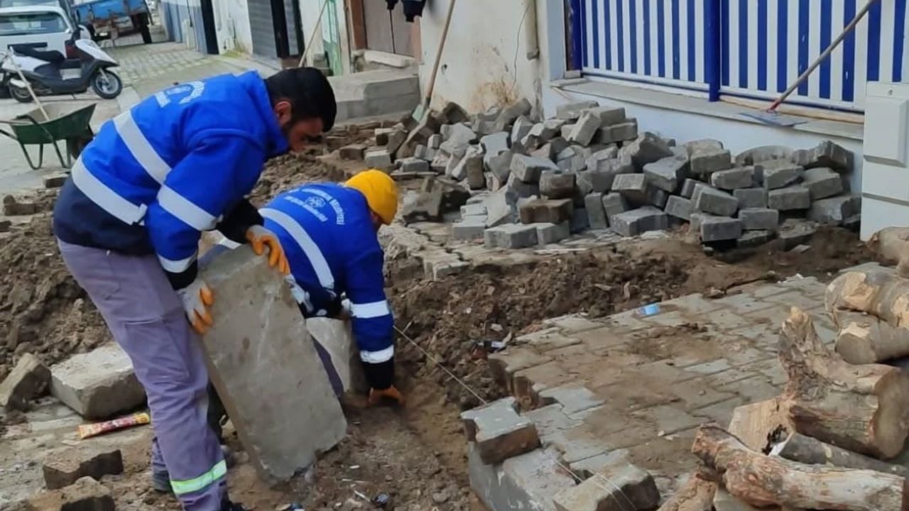 Germencik'te Yol Bakım Çalışmaları Devam Ediyor