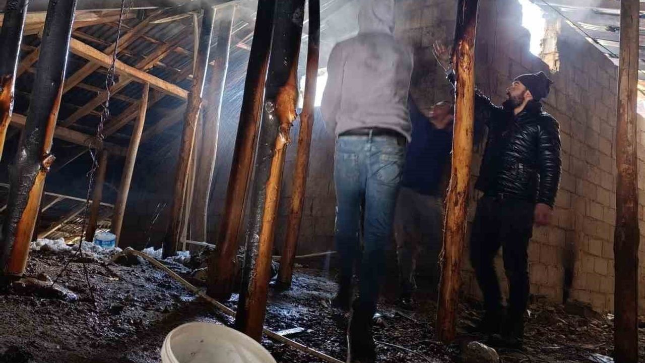 Gevaş'ta Çatı Yangını Kontrol Altına Alındı