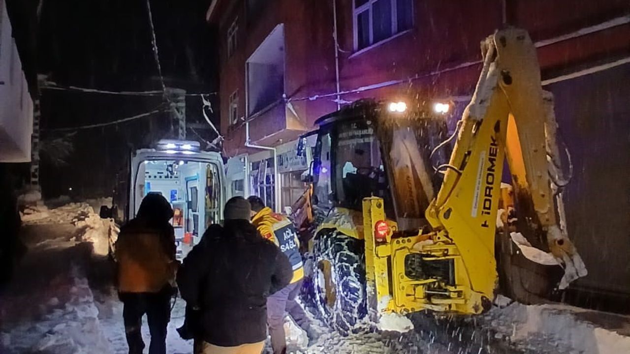 Giresun'da Yoğun Kar Yağışı Ulaşıma Engel Oldu