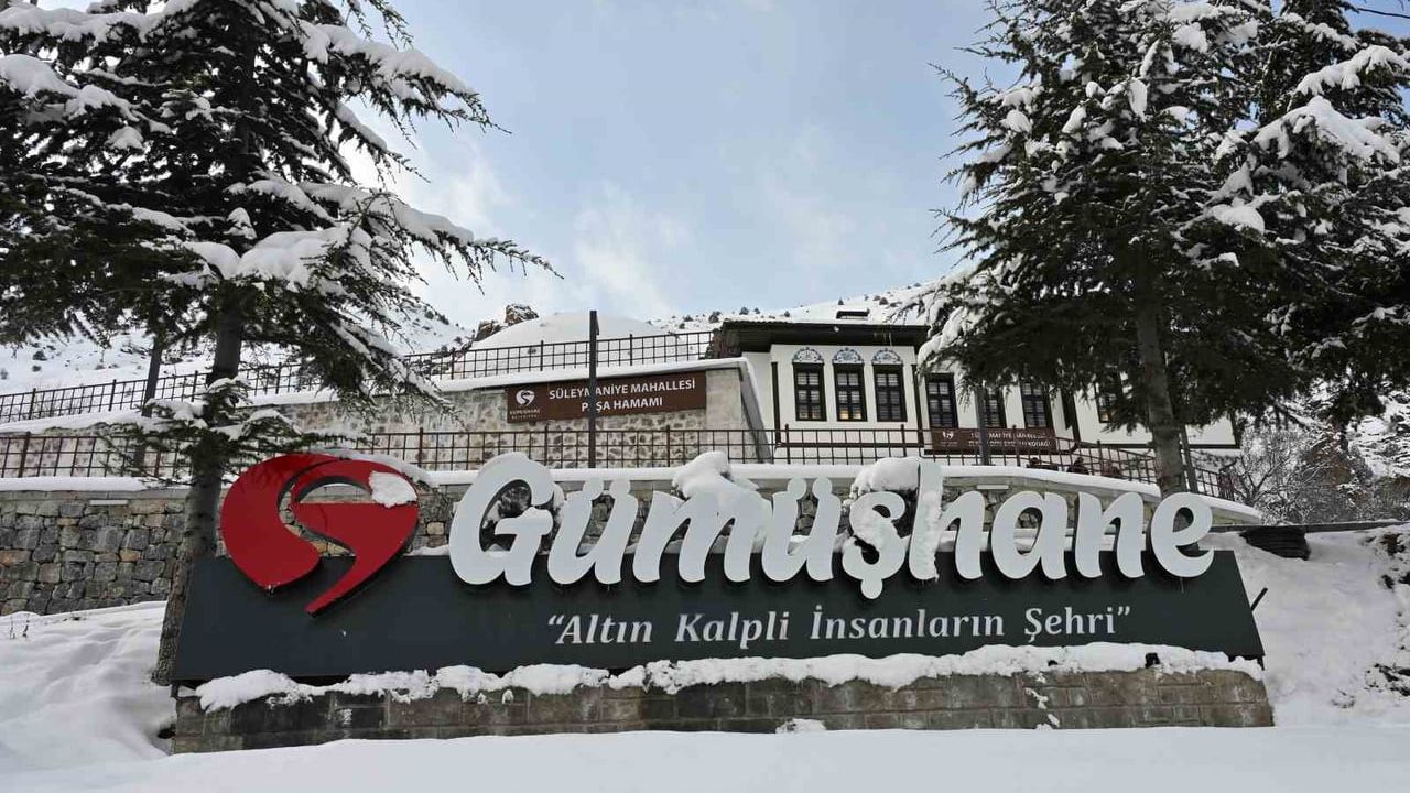 Gümüşhane'de Büyüleyici Kar Manzaraları