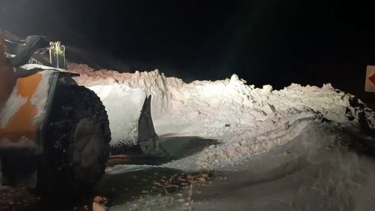 Gümüşhane'de Çığ Düşmesi Ulaşımı Olumsuz Etkiledi