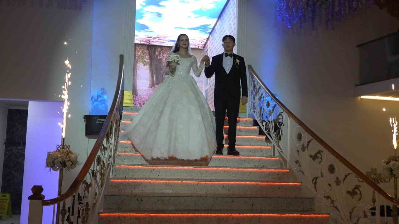 Güney Koreli Yeong Jun, Rize’deki Düğünle Türkiye’de Damat Oldu