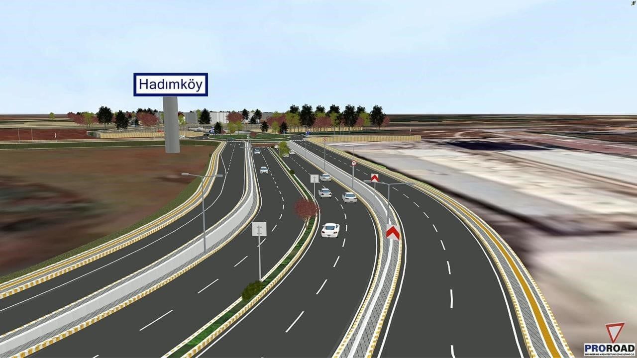 Hadımköy-Arnavutköy Yolu Duble Yol Standardına Kavuşuyor