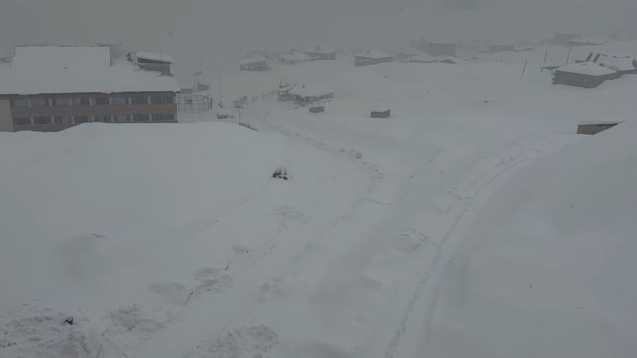 Hakkari'de Kar Yağışı Ulaşımı Olumsuz Etkiledi