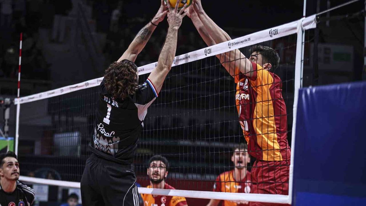 Halkbank, CEV Şampiyonlar Ligi'nde Galatasaray'ı Zorla Geçti