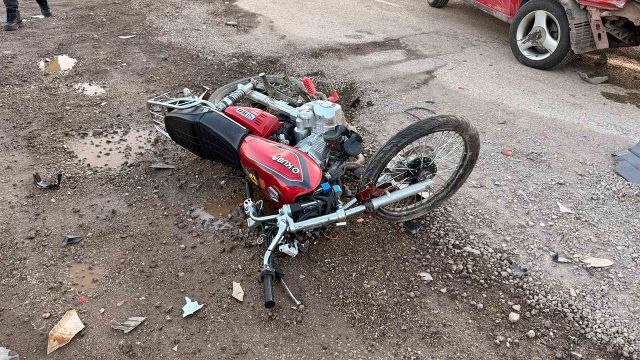 Hassa'da Trafik Kazası: Motosiklet Sürücüsü Yaralandı