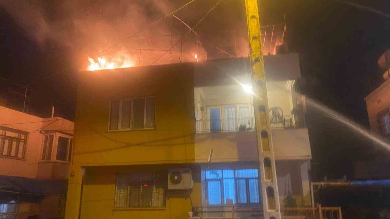 Hatay'da Müstakil Evde Yangın