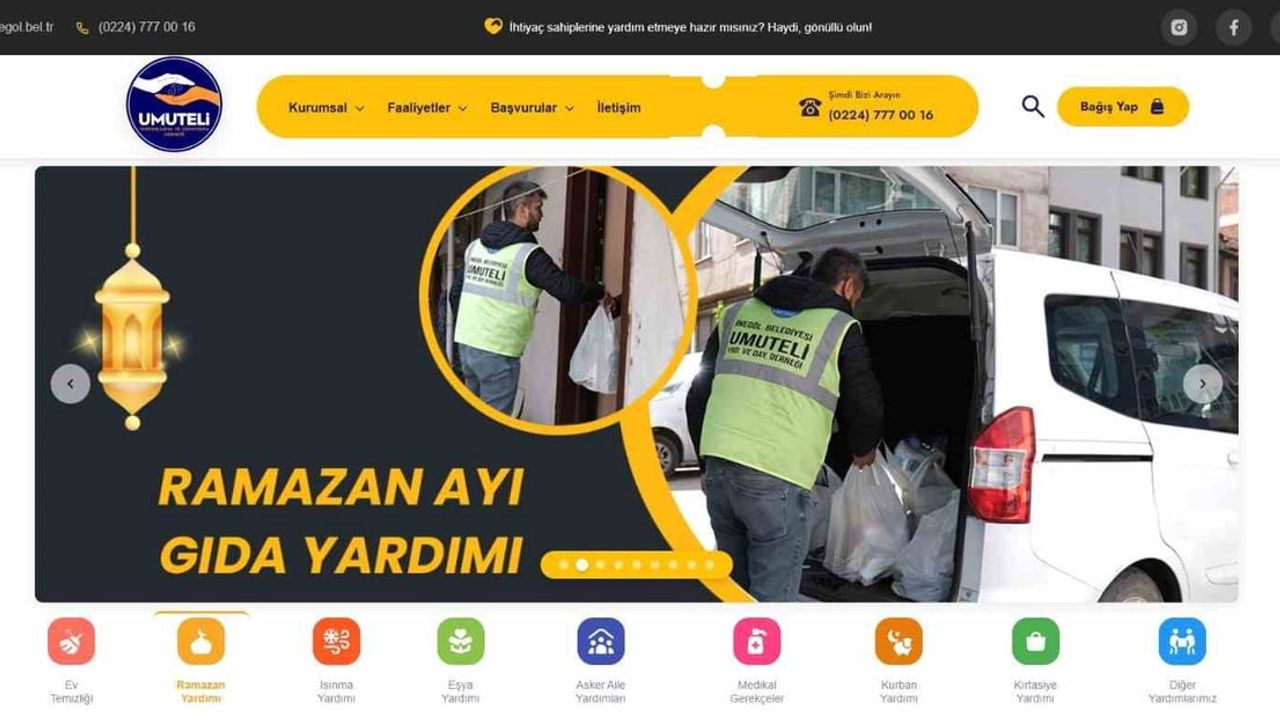 İnegöl’de Yeni Online Yardım Platformu: Umuteli