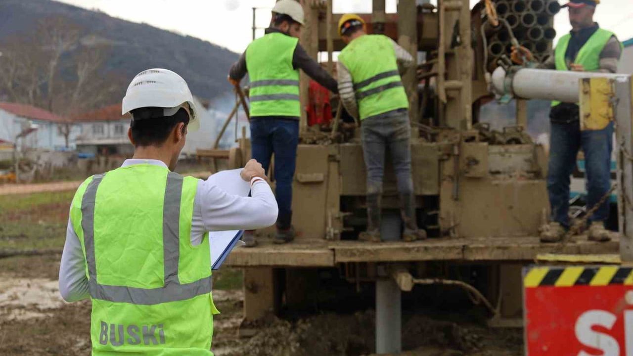 İnegöl Hocaköy'de İçme Suyu Çalışmaları Tamamlanıyor