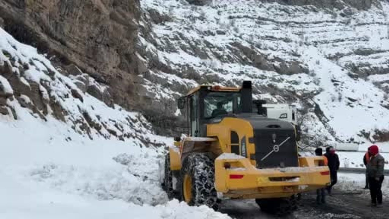 İpek Yolunda Tır Kuyruğu: Hakkari ve Şırnak'ta Kar Mücadelesi