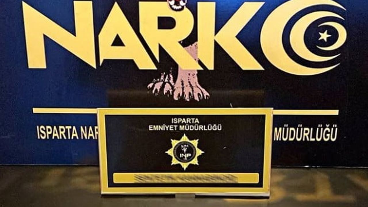 Isparta'da Yolcu Otobüsünde Uyuşturucu Baskını