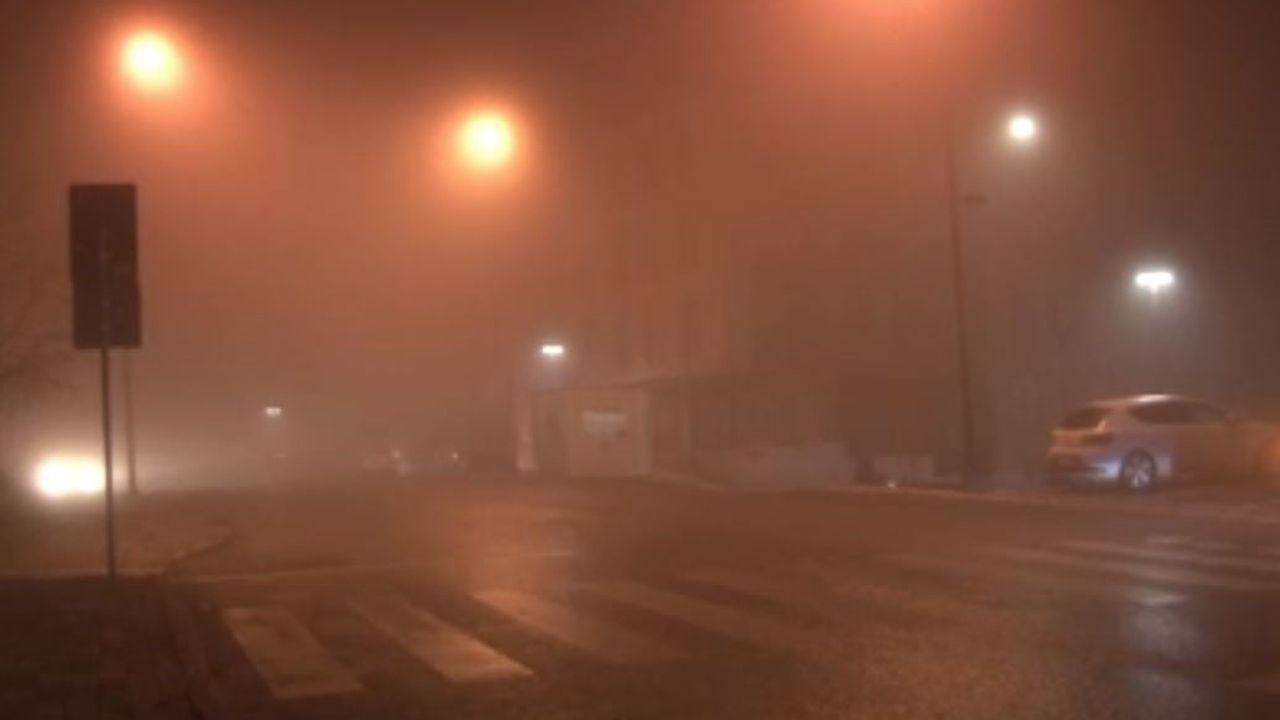 İstanbul Anadolu Yakası'nda Sis Etkisi