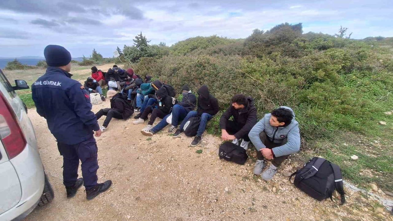 İzmir'de Düzensiz Göçmen Operasyonu