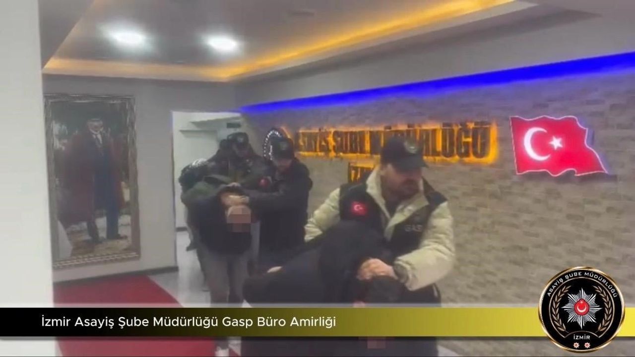 İzmir'de Para Nakil Aracını Soyan Çeteye Operasyon: 9 Tutuklama