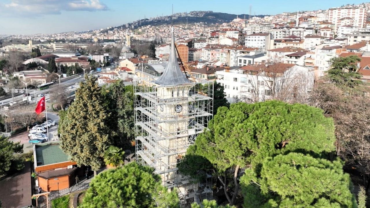 İzmit Saat Kulesi Restorasyonu Tamamlanıyor