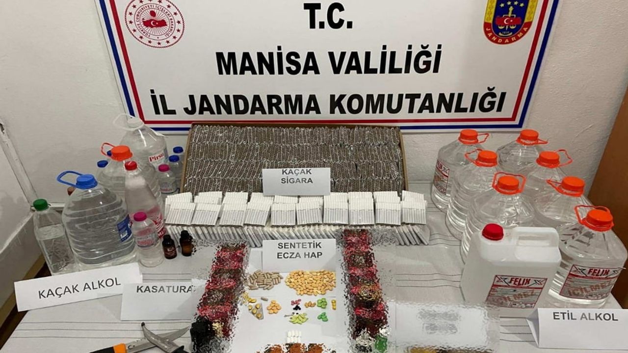 Jandarmadan Uyuşturucu ve Kaçak Alkol Operasyonu