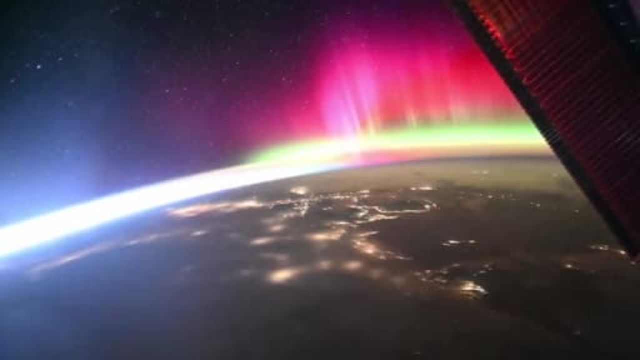 Japon Astronot Kimiya Yui, Uzaydan Kuzey Işıklarını Görüntüledi