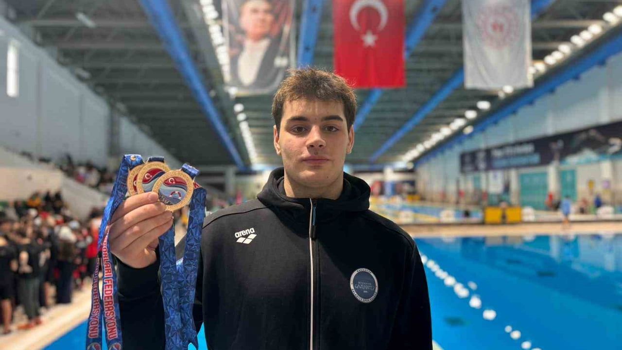 Kaan Efe Kaya’dan Gaziantep'e Üç Altın Madalya