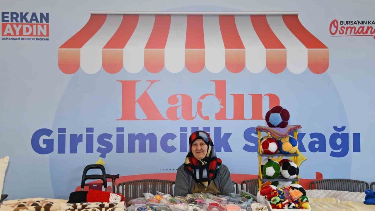 Kadın Girişimciler Sokağı Osmangazi Meydanı'nda