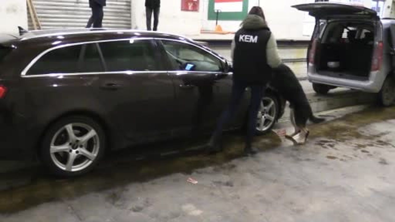 Kapıkule'de Uyuşturucu Kaçakçılığına Baskın