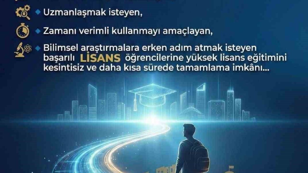 Karabük Üniversitesi'nde Bütünleşik Yüksek Lisans Başvuruları Başlıyor