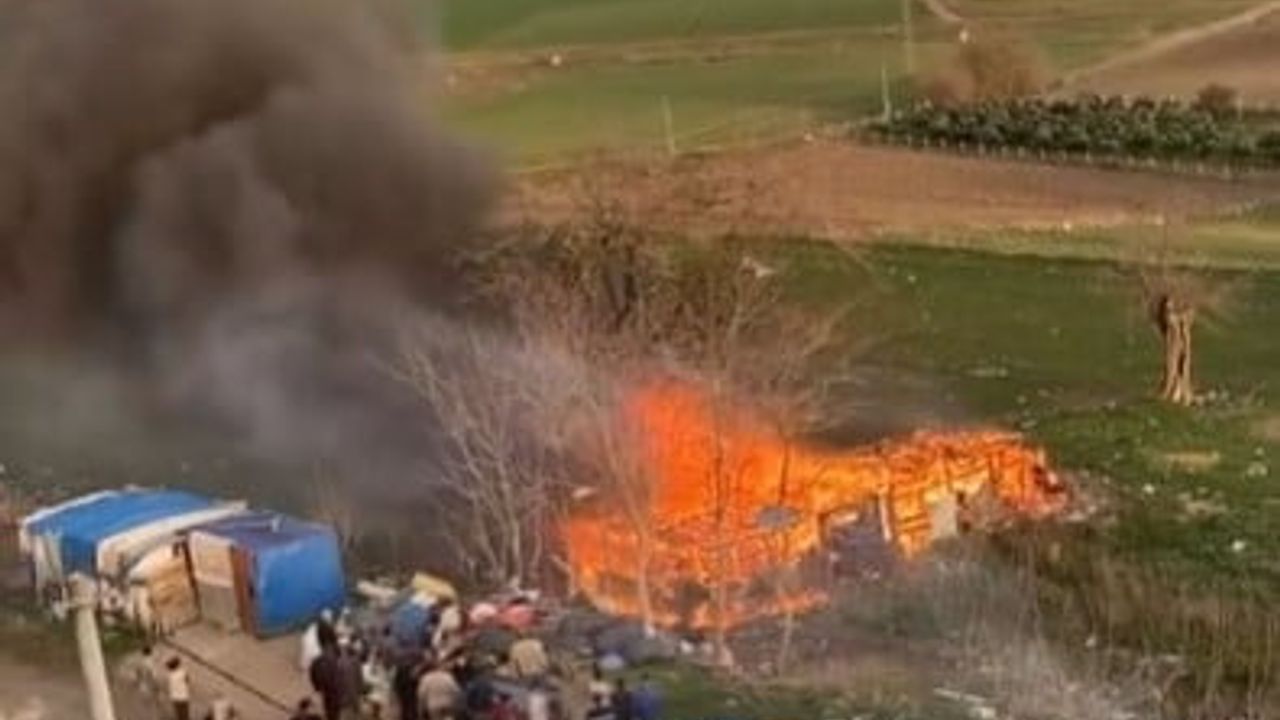 Karacabey'de Yangın: Hayvanlar Kurtarıldı