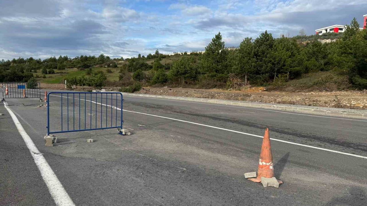 Karadeniz Ereğli OSB Yolundaki Göçük